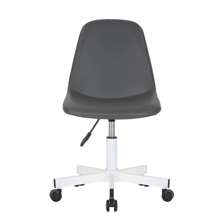 Chaise de bureau à domicile confortable à base métallique réglable