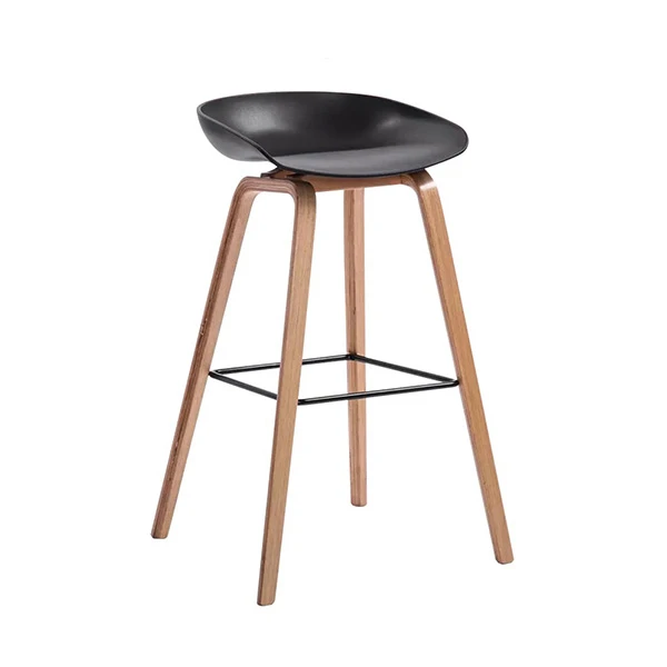 Chaise haute de luxe tabourets de bar en plastique