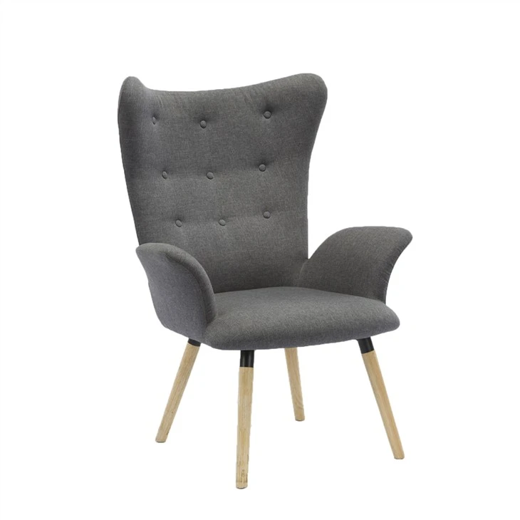 Nouveau Fauteuil confortable avec pieds en bois de hêtre