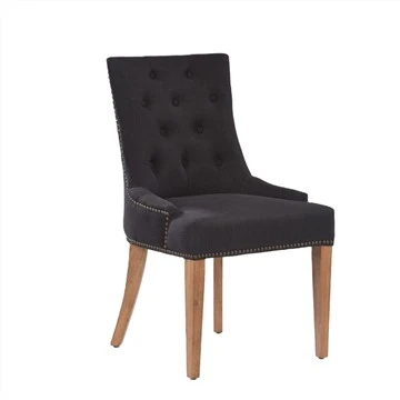 Chaises de salle à manger rembourrées à dossier haut