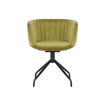 Chaise de loisirs pivotante ergonomique avec housse en tissu