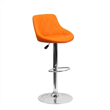 Chaises hautes de tabouret de bar pivotant réglable avec dossier