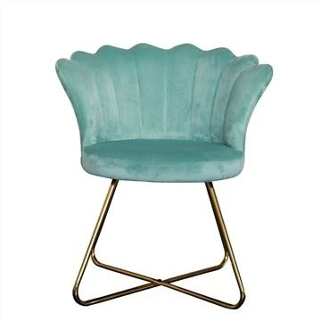 Chaise de salle à manger de loisirs rembourrée avec baignoire club