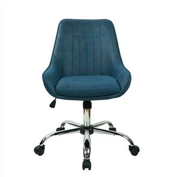 Chaise de bureau pivotante avec housse en tissu