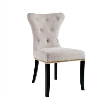 Chaise d'appoint à dossier haut