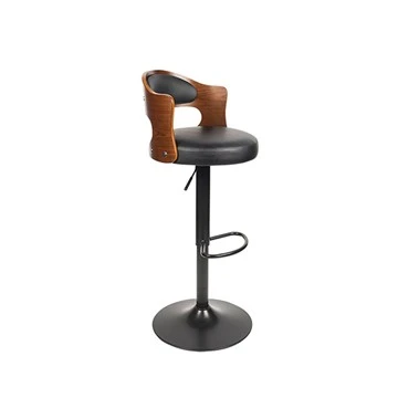 Chaise réglable de tabourets de bar en cuir de luxe