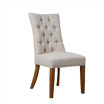 Chaise de salle à manger confortable avec housse en tissu