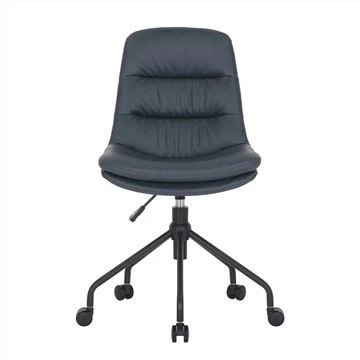 Chaise de bureau à domicile pivotante nordique en PU