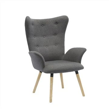 Nouveau Fauteuil confortable avec pieds en bois de hêtre