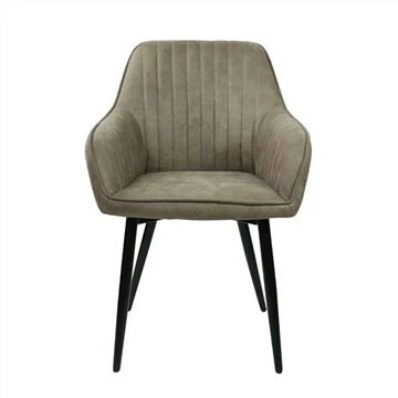 Chaise de salle à manger ergonomique en tissu