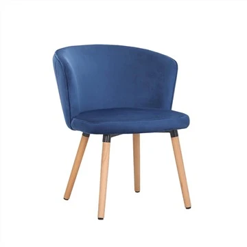 Chaise d'appoint en velours, chaise d'appoint de loisirs