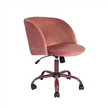 Chaise de bureau pivotante en tissu