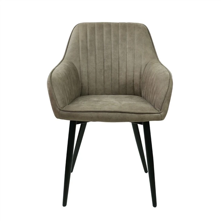 Chaise de salle à manger ergonomique en tissu