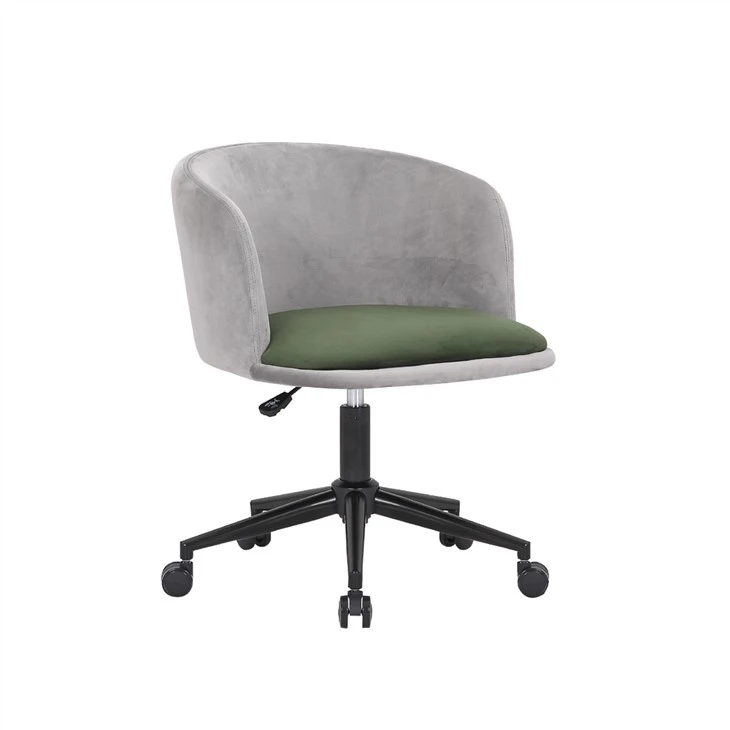 Chaise de loisirs pivotante avec housse en tissu velours