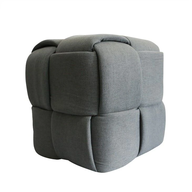 Concepts Designs Comfort Ottoman, tissu gris