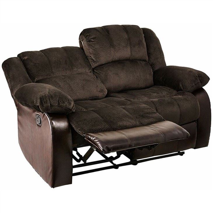 Canapé inclinable réglable en cuir PU en tissu