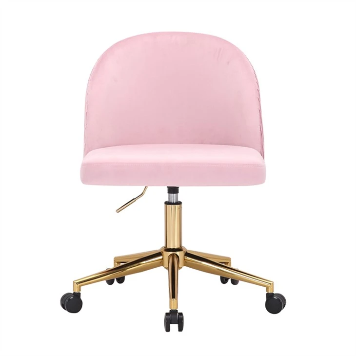 Chaise de bureau en tissu sans accoudoirs