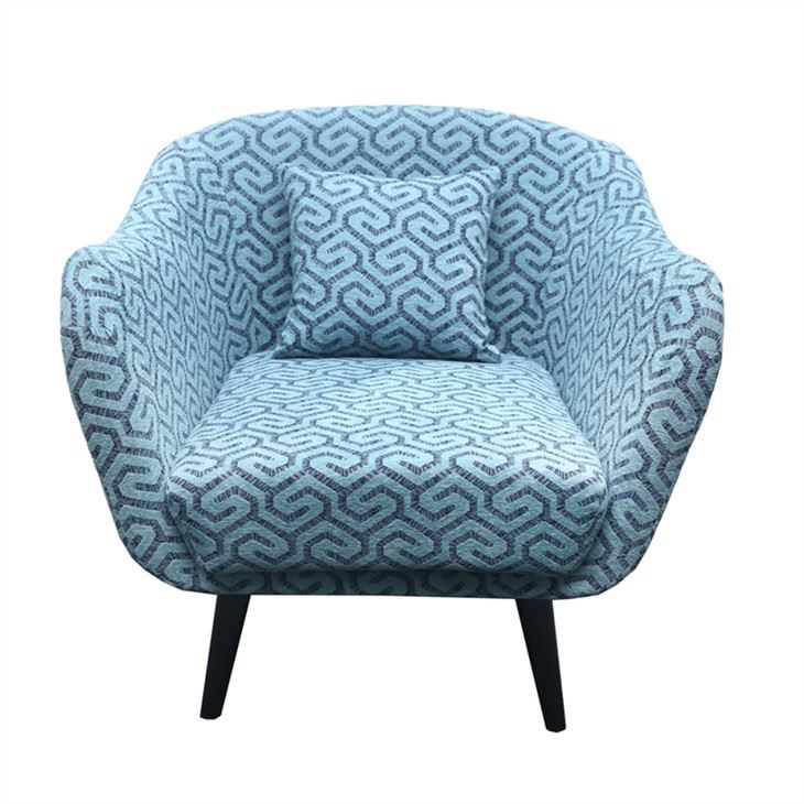 Fauteuil moderne en tissu