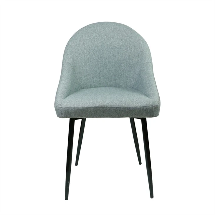 Chaise de salle à manger de cuisine de style moderne bleu clair