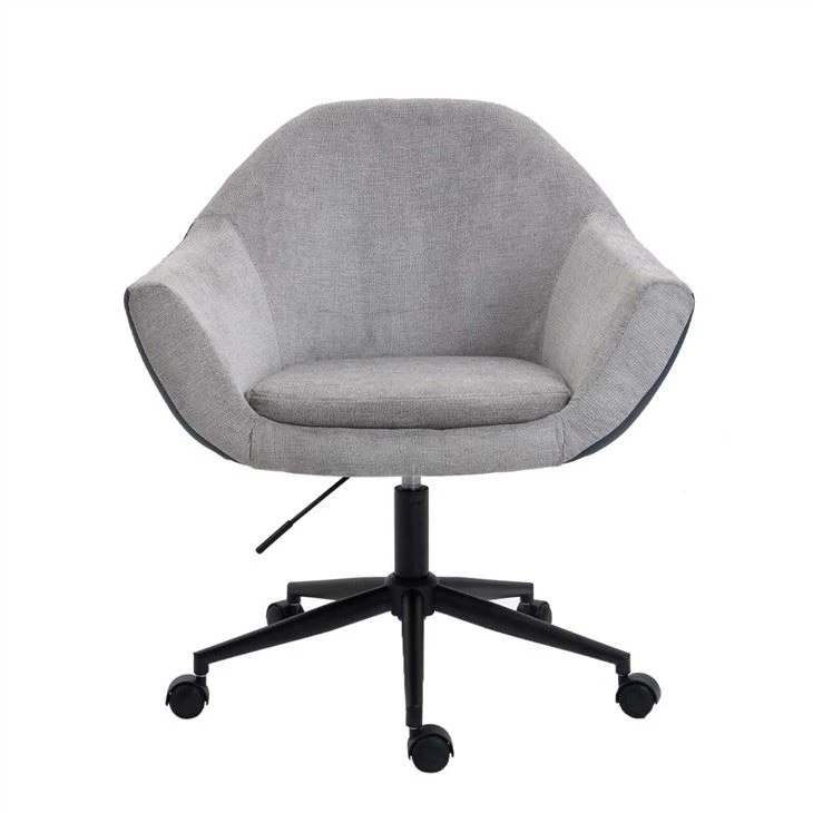 Chaises de lecture de loisirs de pivot de tissu simple de réception de bureau