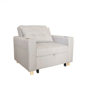 Fauteuil-lit convertible en lin