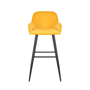 Tabourets de bar à couverture en tissu personnalisés
