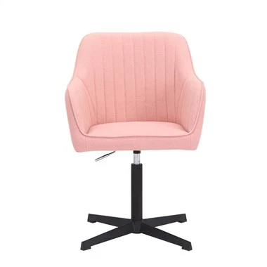 Bureaux et chaises de bureau à domicile rembourrés en tissu, sans roues