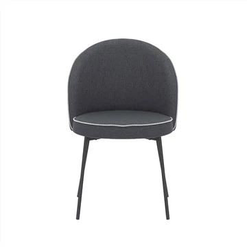 Chaise de salle à manger tapissée par restaurant d'hôtel