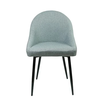 Chaise de salle à manger de cuisine de style moderne bleu clair