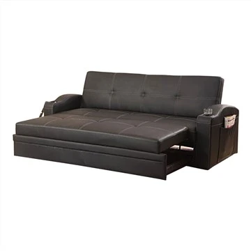 Canapé-lit pliable en cuir PU