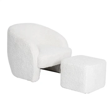 Canapé simple avec repose-pieds