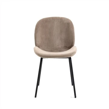 Chaise de travail rembourrée ergonomique pivotante à dossier incurvé