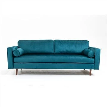 Canapé moderne en tissu velours de luxe léger
