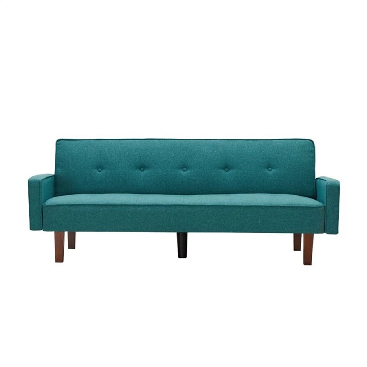 Canapé-lit futon capitonné et rembourré