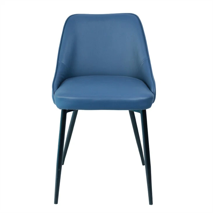 Chaise de salle à manger sans accoudoirs rembourrée pour cuisine moderne