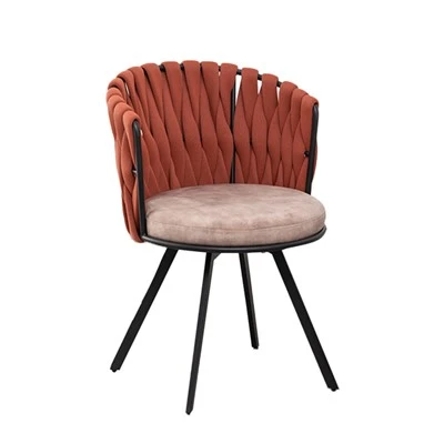 Chaise de loisirs Partner avec dossier en tissu et métal