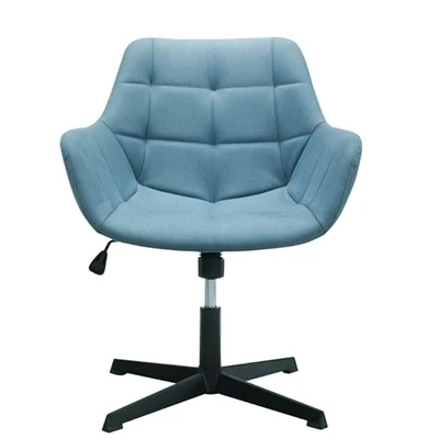 Chaise de bureau à domicile à hauteur réglable avec housse en tissu velours