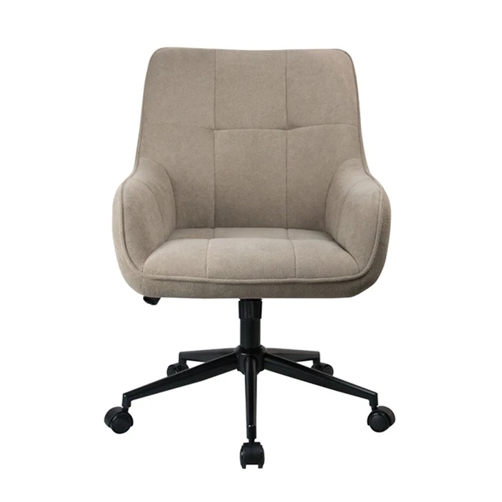 Chaise de bureau pivotante en lin