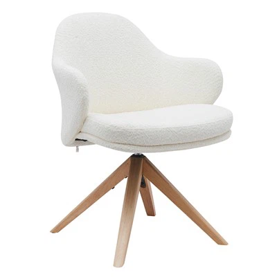 Couvre-tissu en velours en peluche en peluche avec siège en bois